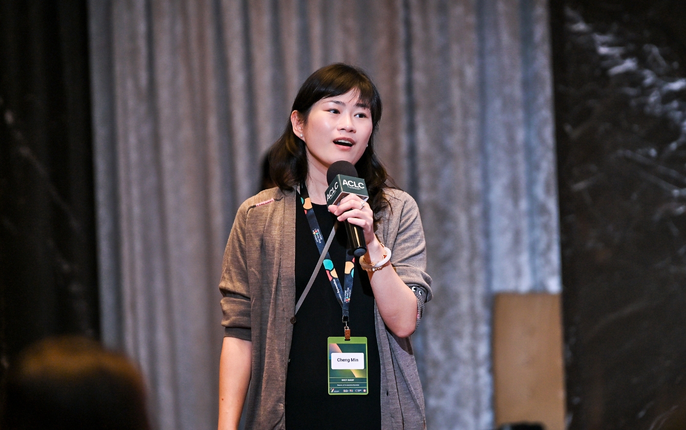 Incoming registrar Cheng Min at ACLC 2025